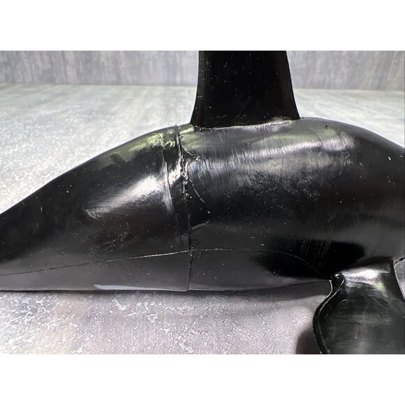 Killer Whale Orca Greenbrier International Inc. 6.5" Sea Life Mammal Plastix PVC - Picture 7 of 12